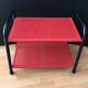 Perforated sheet metal shelf