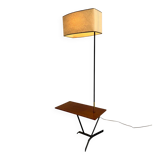 Ancien lampadaire en métal et laiton design français années 50 Arlus 