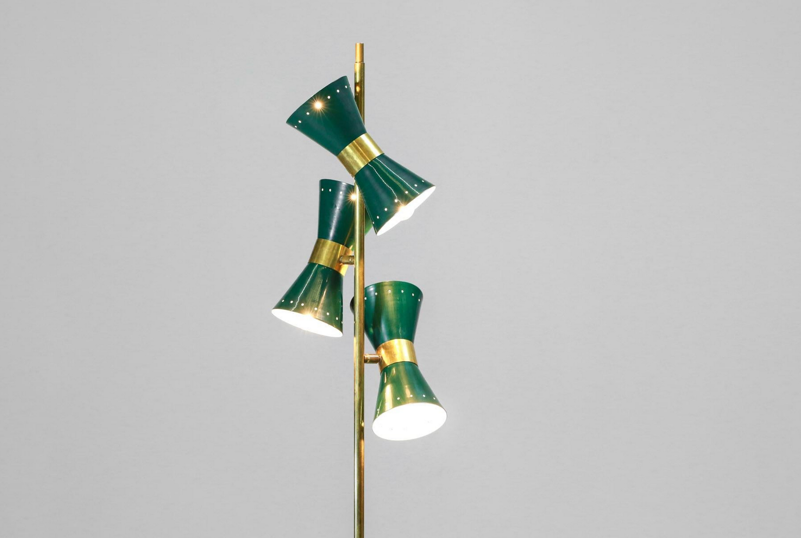 Green diabolo floor lamp