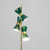 Lampadaire diabolo vert