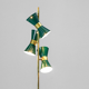 Green diabolo floor lamp