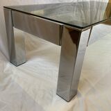 Vintage glass coffee table