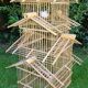 bamboo bird cage form pagoda 1960s - 70