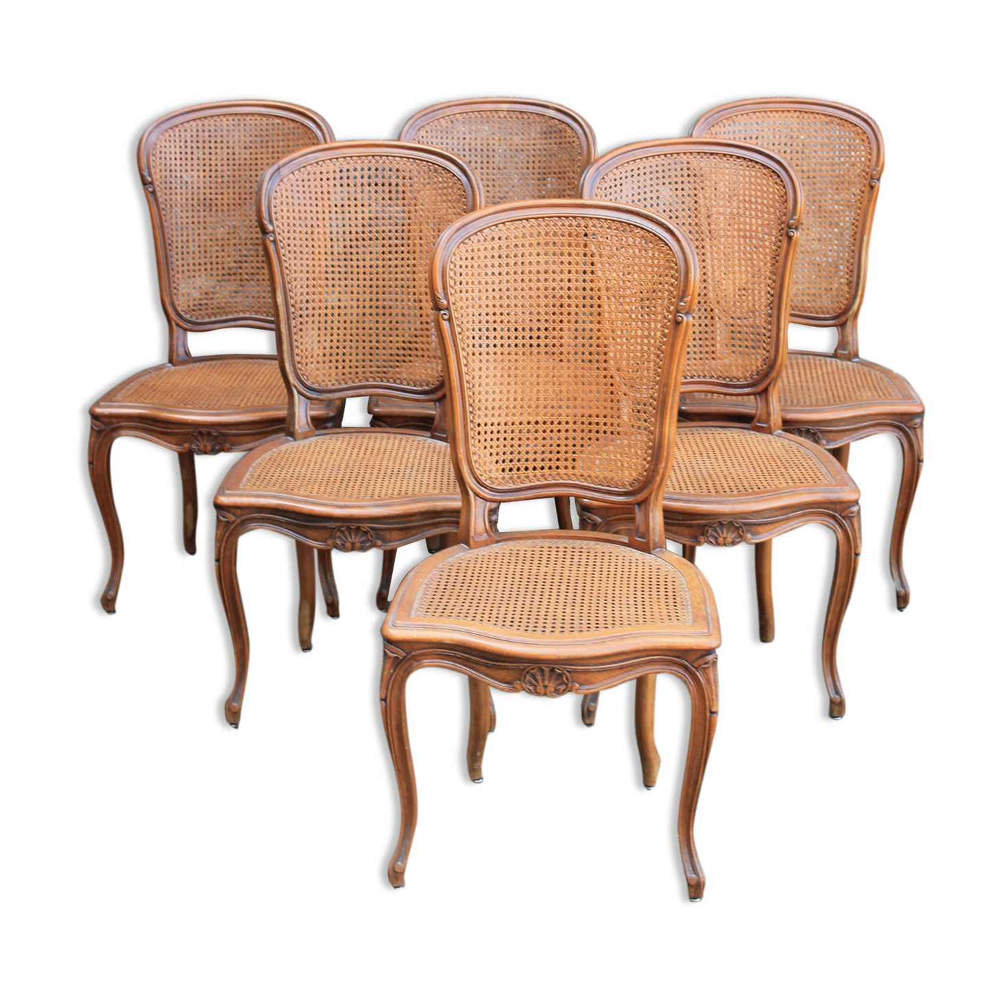 Set of 6 regency chairs
