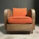 1920's art deco lounge chair