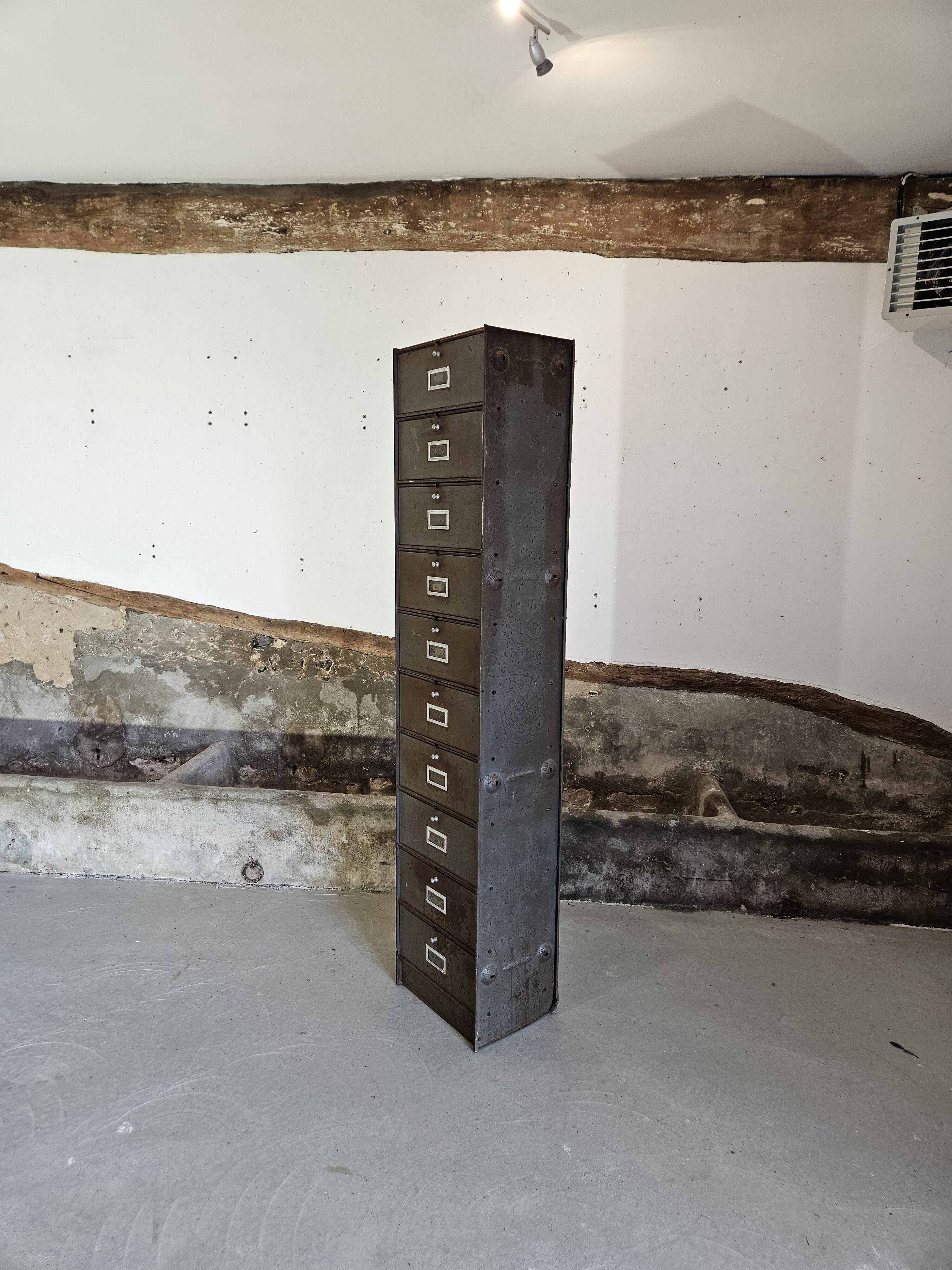 Column furniture with flaps Ronéo 1950 1960