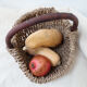 Rare 50s cord basket.
