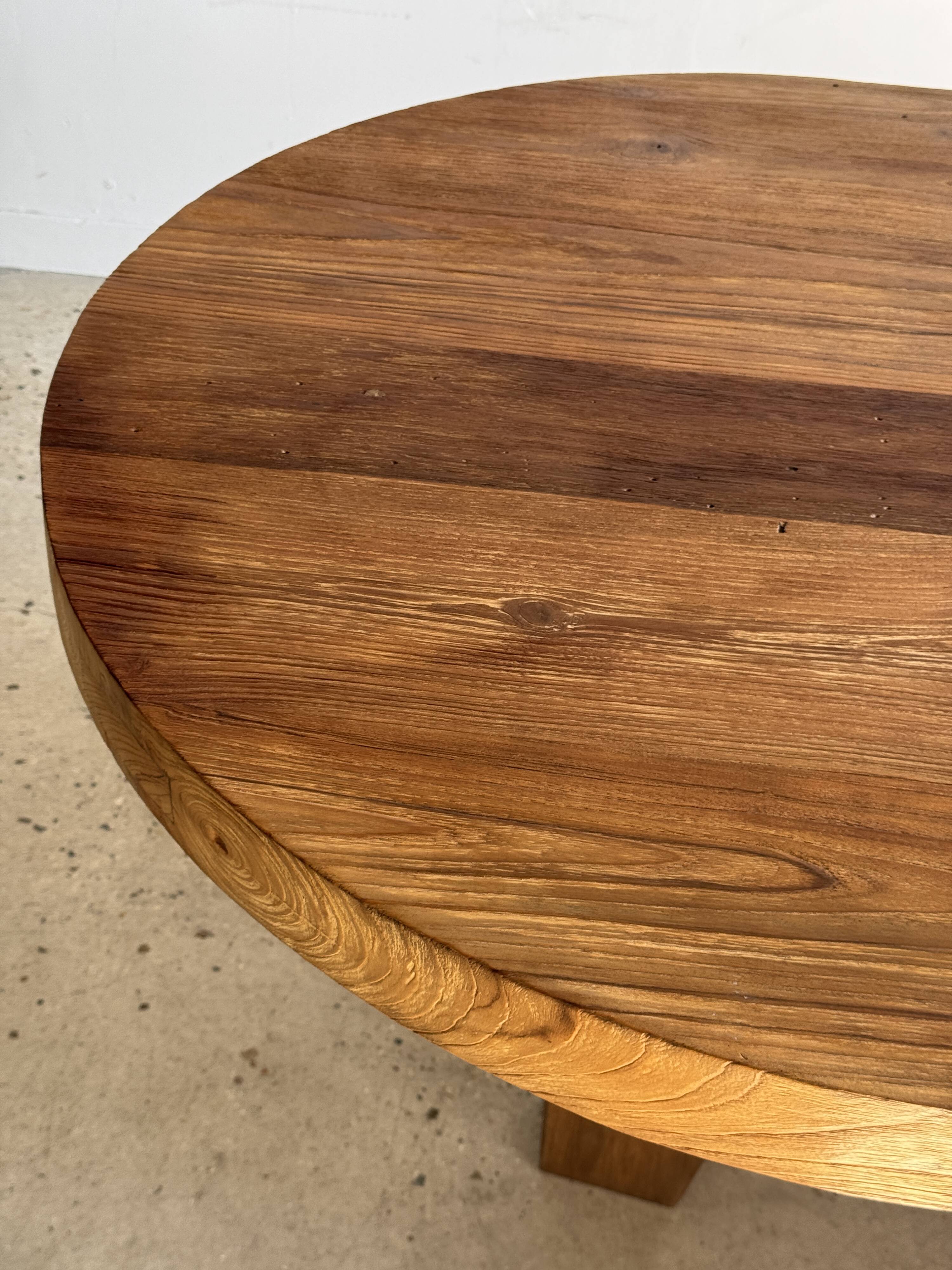 Immense solid teak table 2.10m x 1m
