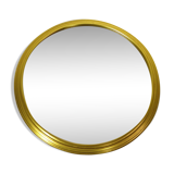 Round mirror with gold frame 31 cm