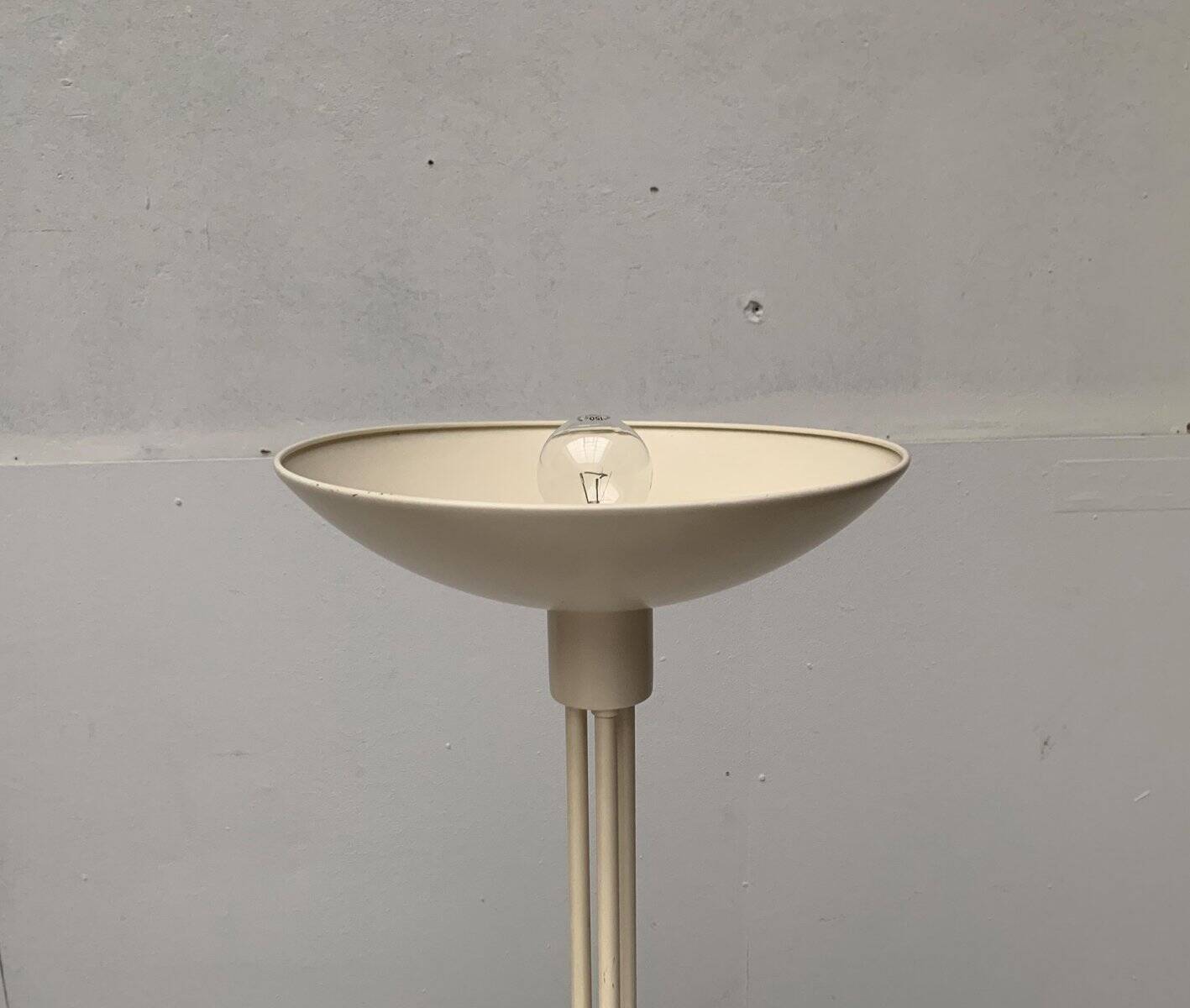 Minimalist German floor lamp from the space age by Cosack.