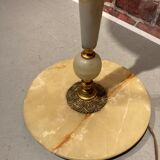 Floor lamp brass and marble