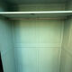 Renovated black Art Deco Parisian wardrobe