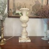 Marble baluster lamp base 44.5cm