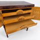 Swedish Grace Cabinet, Flamed Mahogany