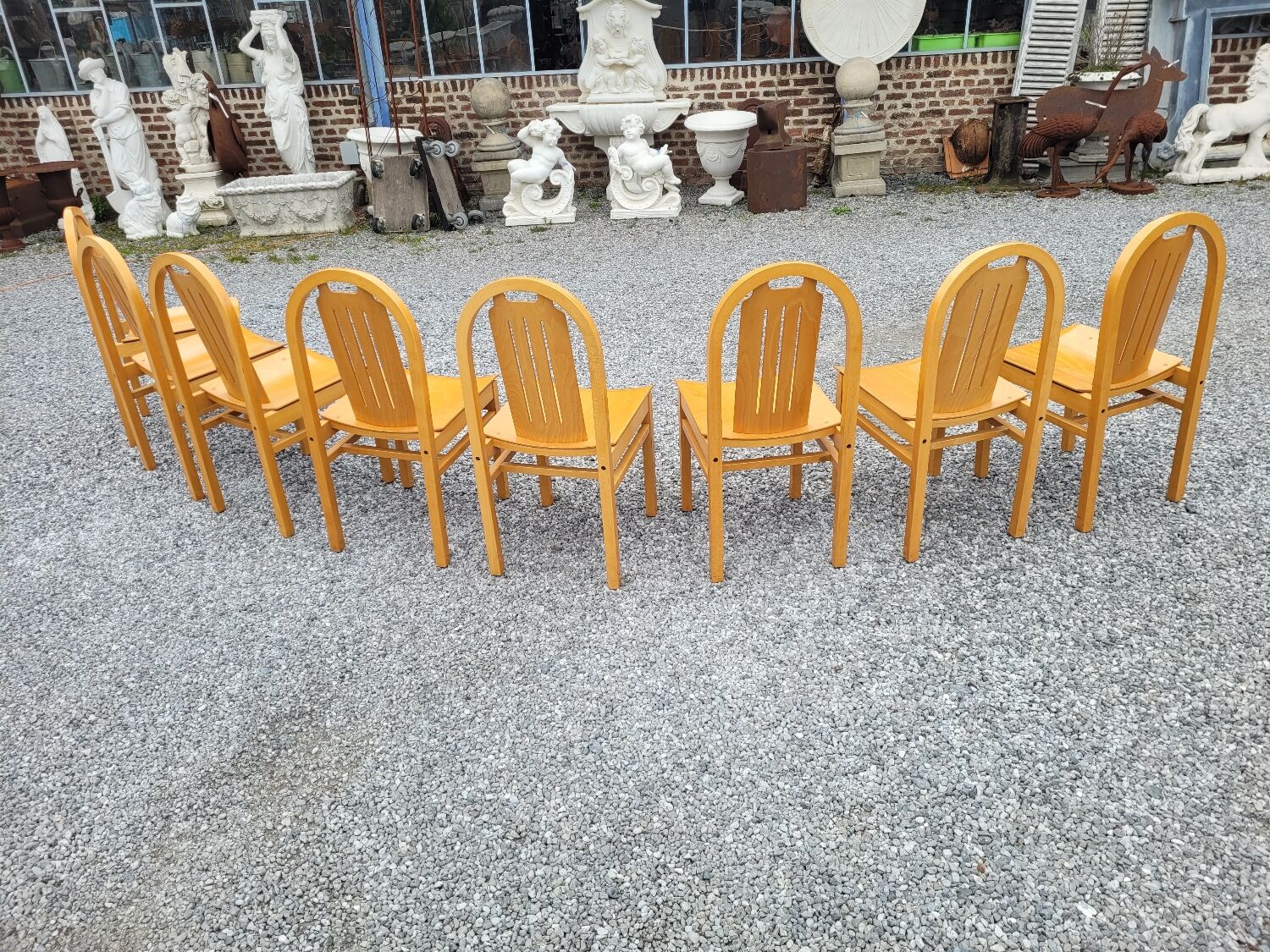 8 Baumann chairs from the 70s