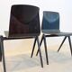 Stackable two-tone industrial dining chair Pagholz Galvanitas S22
