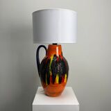 Ceramic table lamp by Scheurich from West Germany 1960