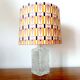 Whisky carafe lamp and abstract lampshade