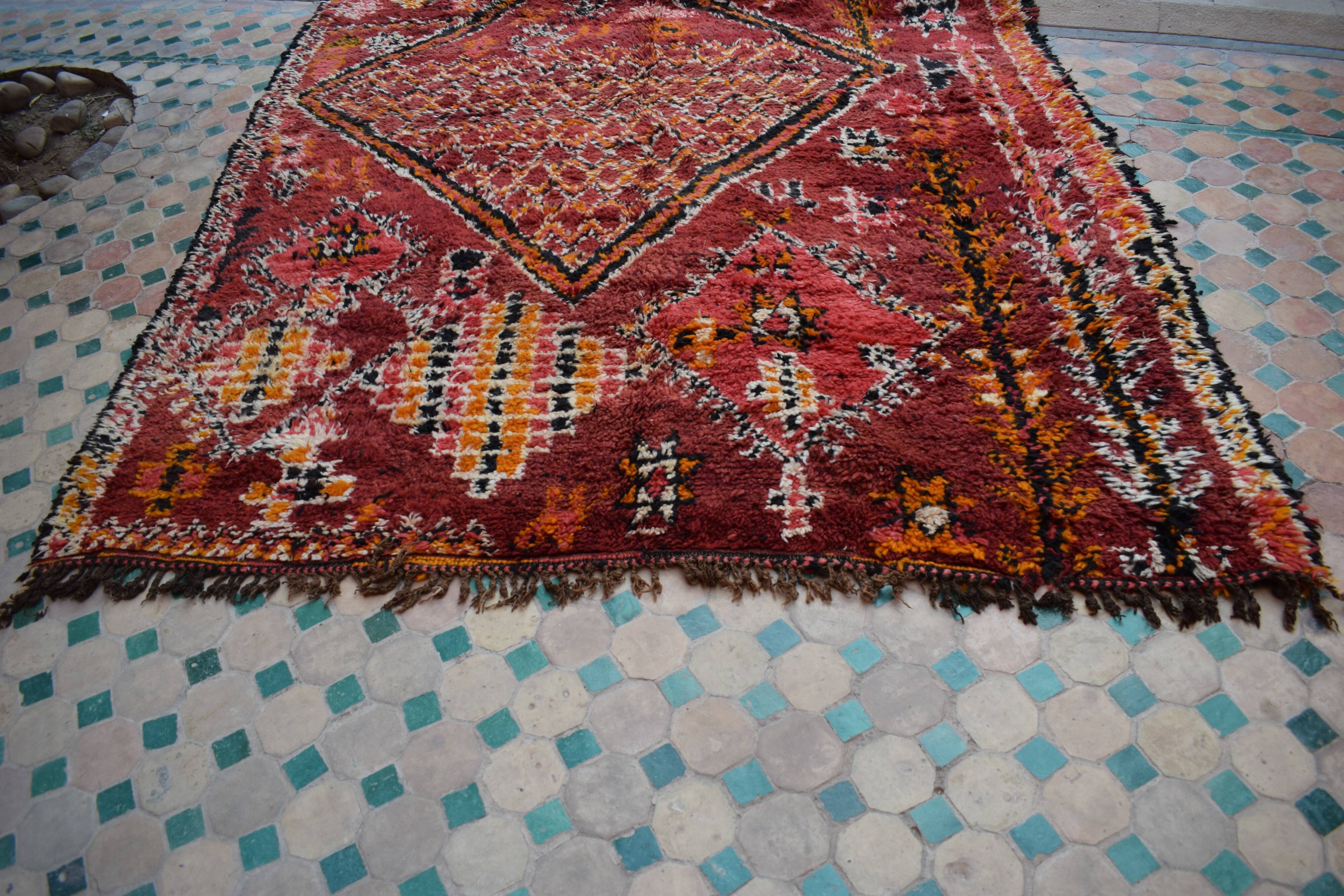 Moroccan Berber rug vintage atlas
