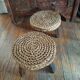 Pair of Audoux Minet stools. 1950.