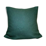Coussin en laine vert sapin 40 cm