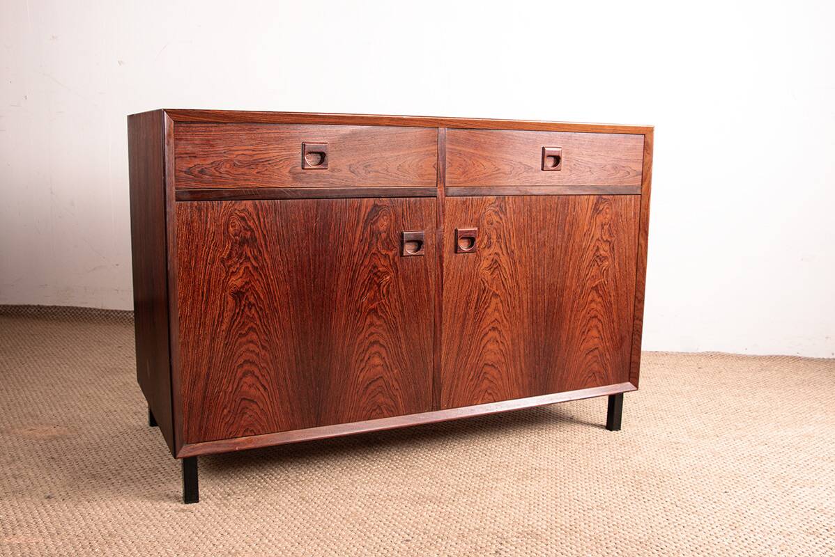 Buffet or small Scandinavian sideboard in rosewood by Erik Brouer 1960.