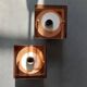 Pair of "Disco" wall lights Jocelyne Trocmé for Oxar 1970, Vintage.