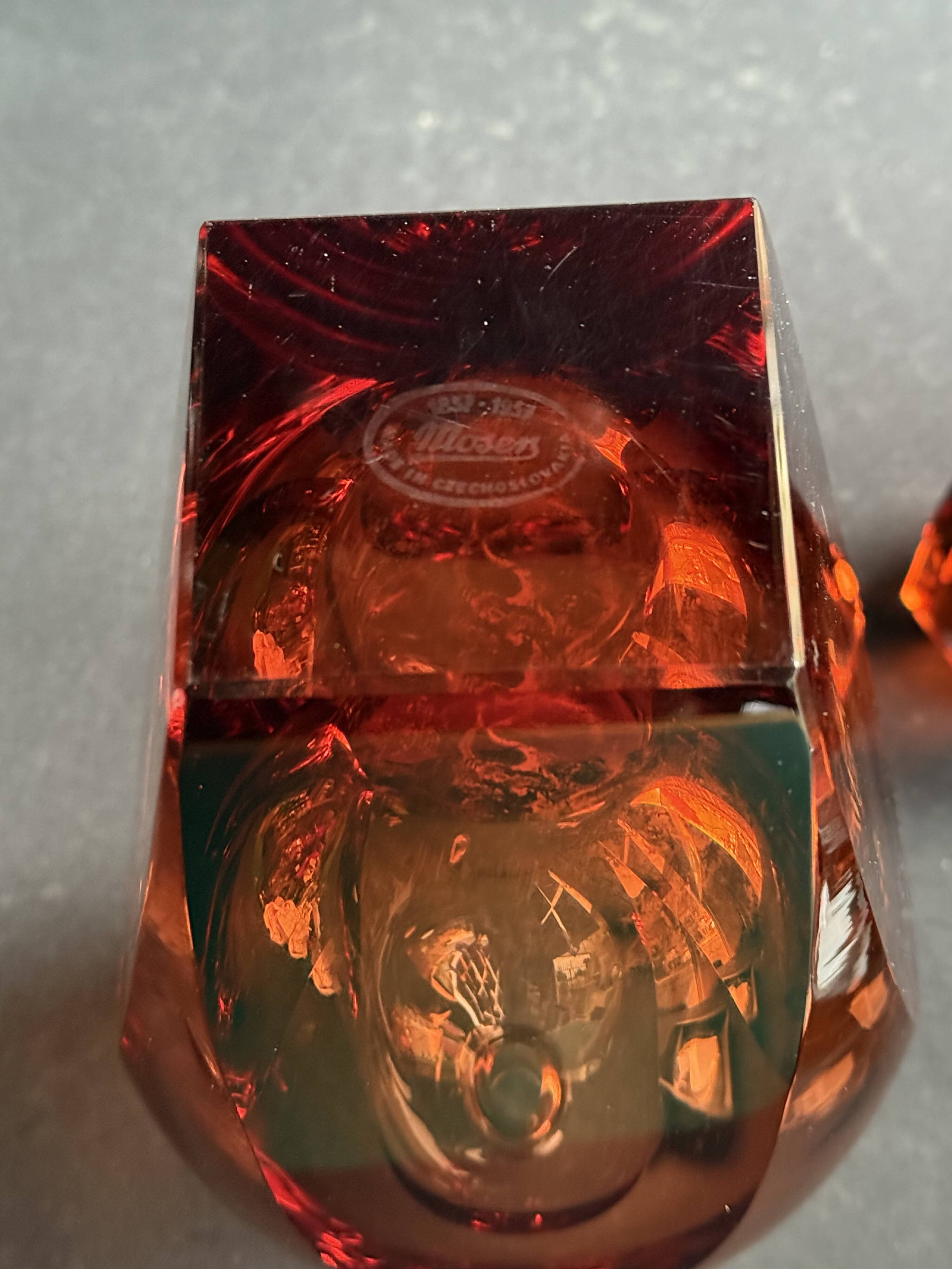 Whiskey or Bourbon Decanter – Moser Luxury Crystal – Rudolph Eschler