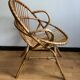 Vintage rattan armchair