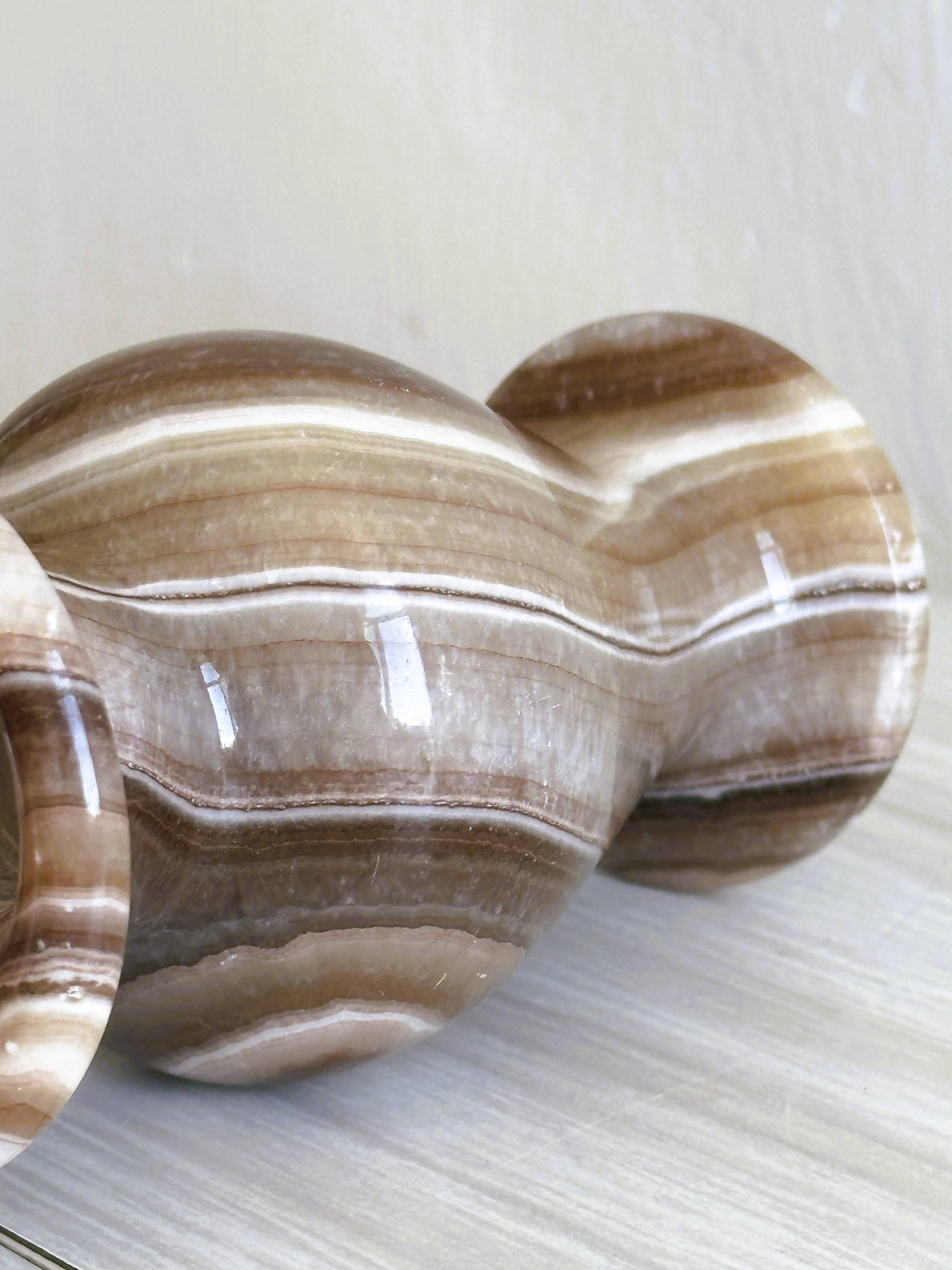 Small natural stone vase