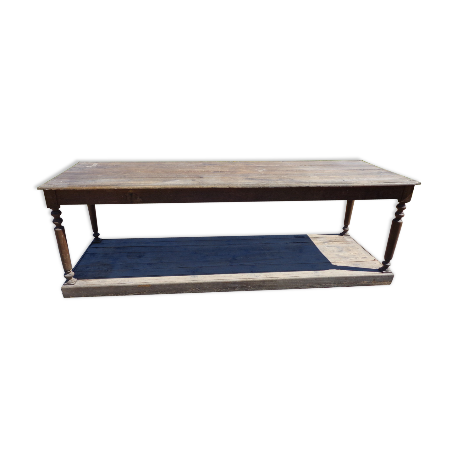 Oak draper table