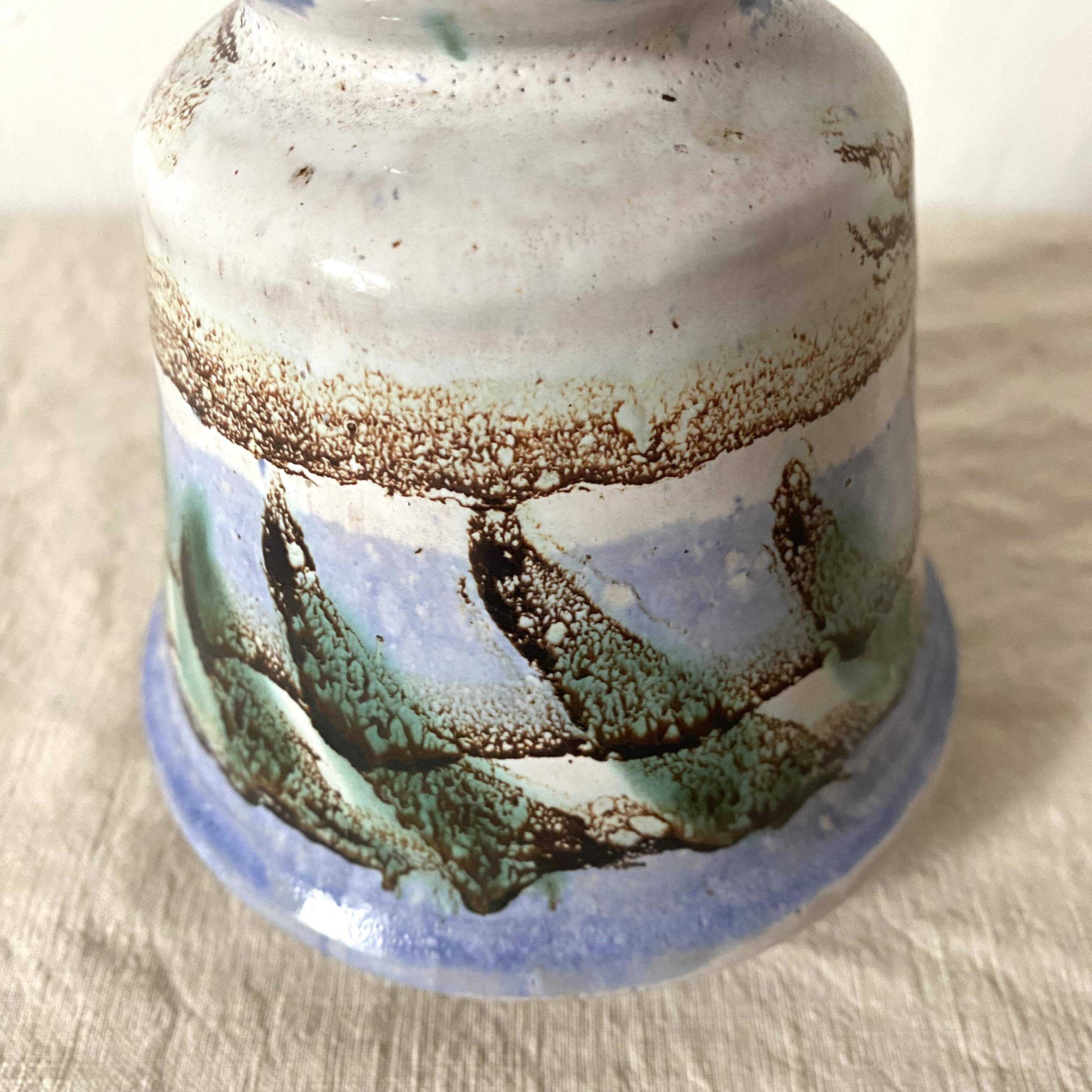 Ceramic candle holder, handcrafted
