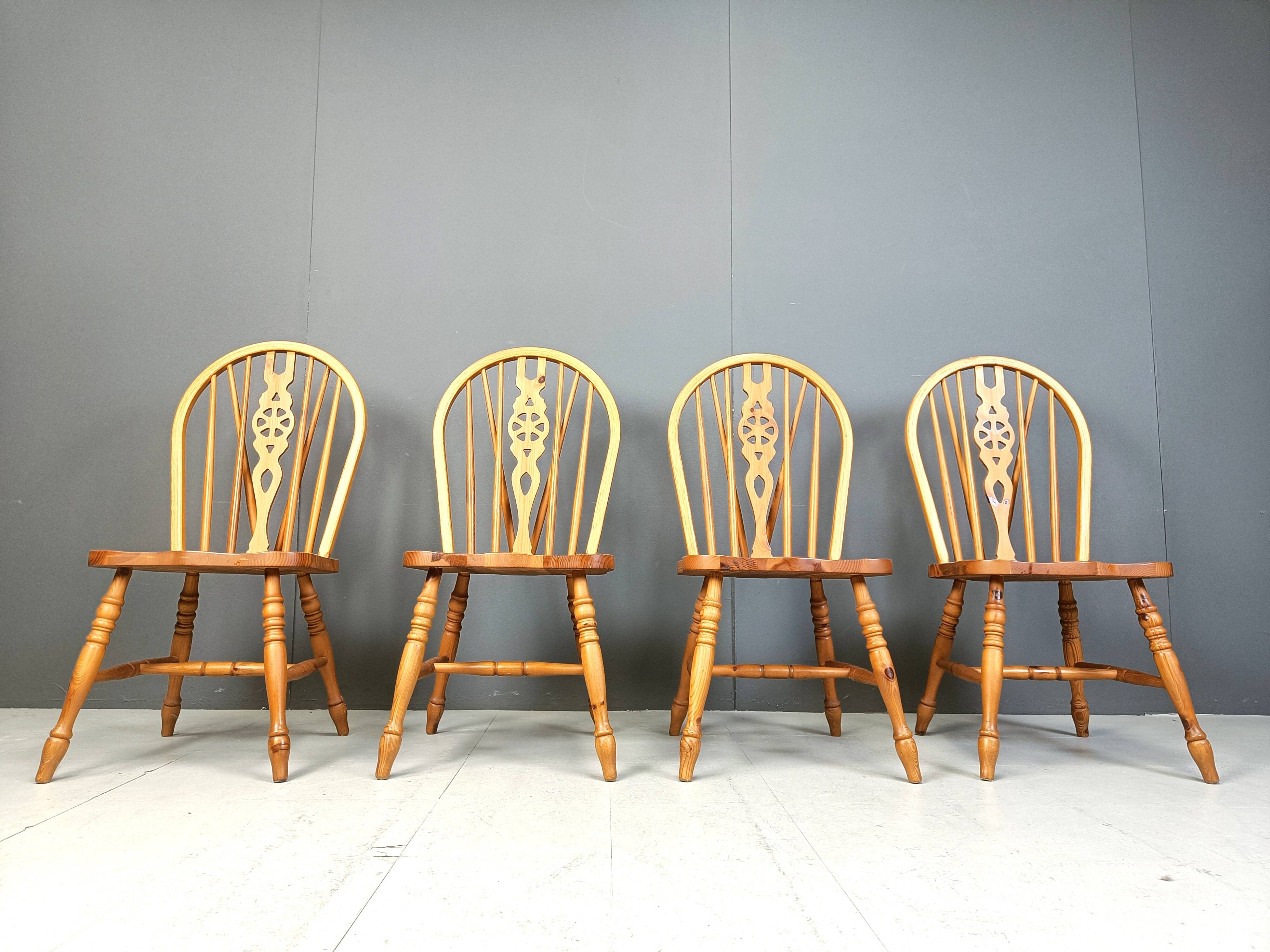 Set of 4 Vintage  Ercol Dining Chairs , 1950's