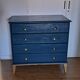 Scandinavian blue chest of drawer
