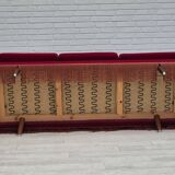 1970s, Danish 3 seater sofa by Ryesberg Møbler, original condition, velour fabric.