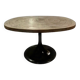 Vintage coffee table tulip foot.