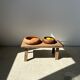 Bowl or monoxyl teak cut d:25.5