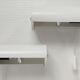 Pair of wall lamps Ikea vintage design Lod V413 white metal