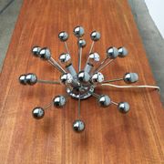 Lampe de table atomique allemande de l'âge spatial du milieu du siècle de Cosack