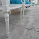 Ensemble salon banquette et 2 fauteuils style louis XVI