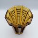 Art Deco-style yellow vase