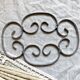 Vintage stainless steel table mat