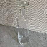 Carafe en verre cylindrique