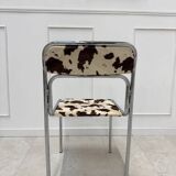 70s cow print chair