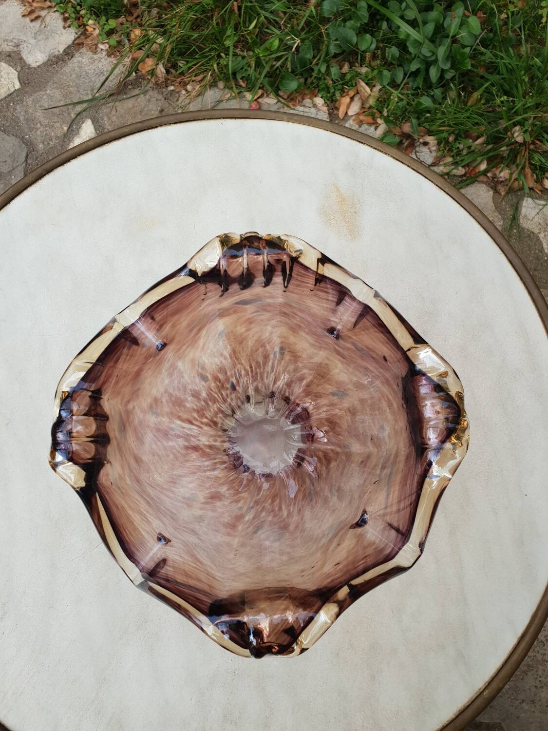 Murano glass bowl 1970