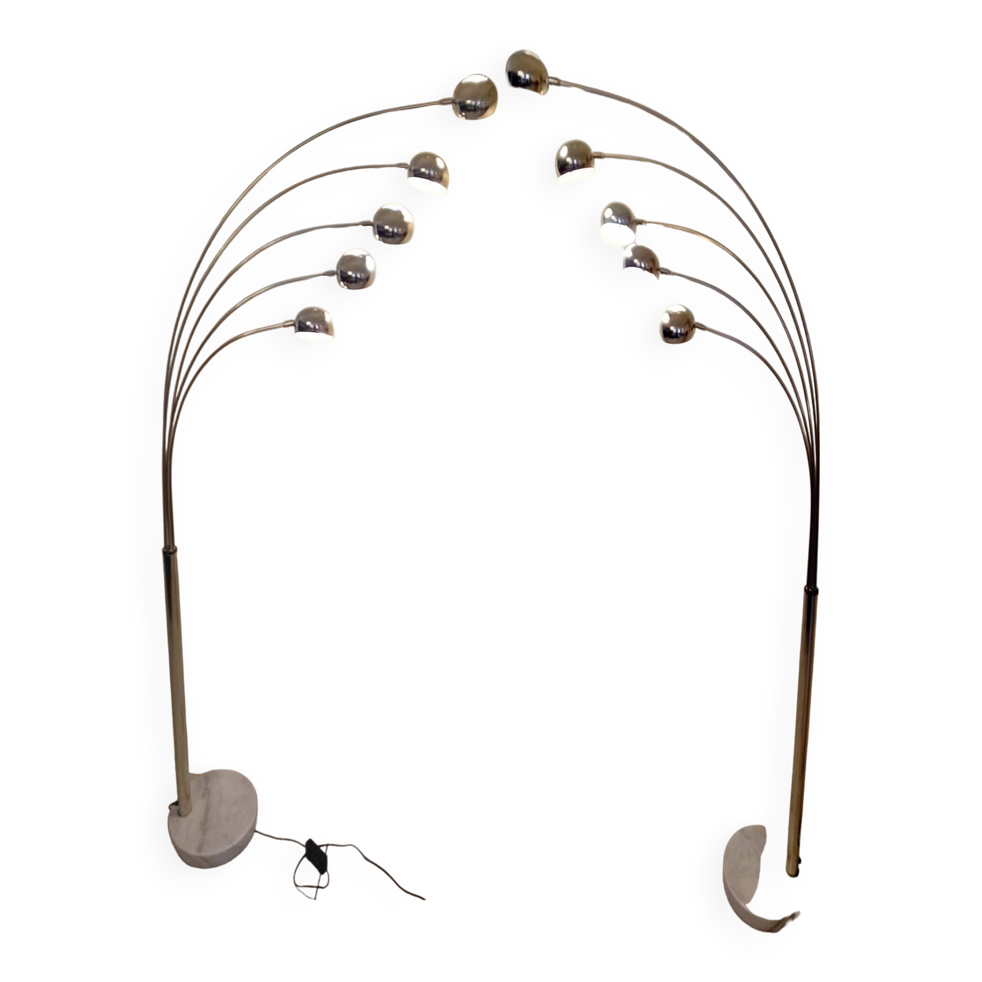 Set of 2 five fingers floor lamps by kare design 70's