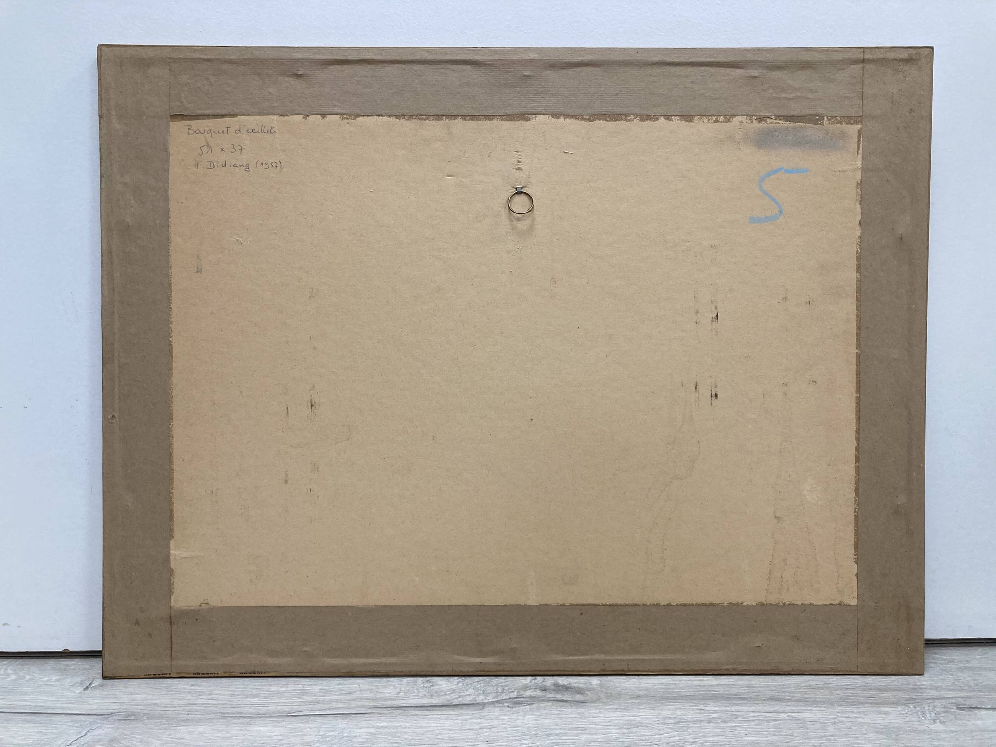 Peinture vintage aux oeillets