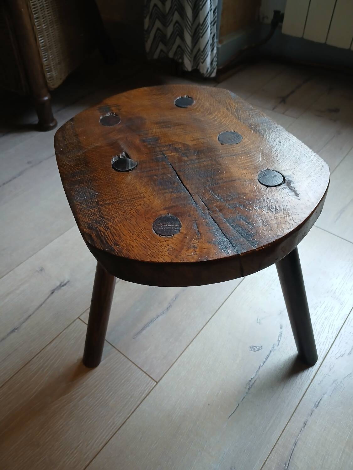 Very old tripod stool