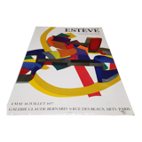 Affiche expo Maurice Esteve 1977