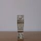 Pukeberg crystal glass candle holder "Tree" | Sweden | 1970s